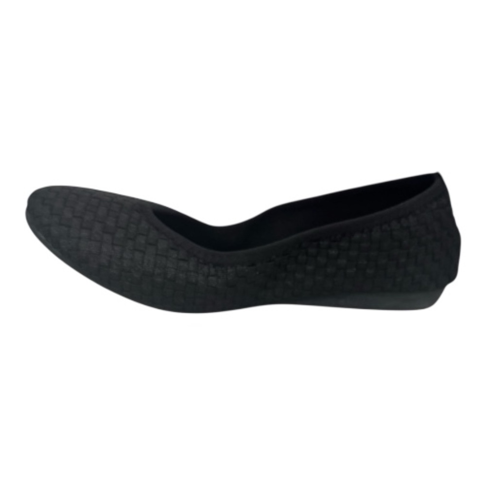 Bernie Mev Black Metallic Curly Plain Flats Size 36 - NWB - Picture 2 of 6
